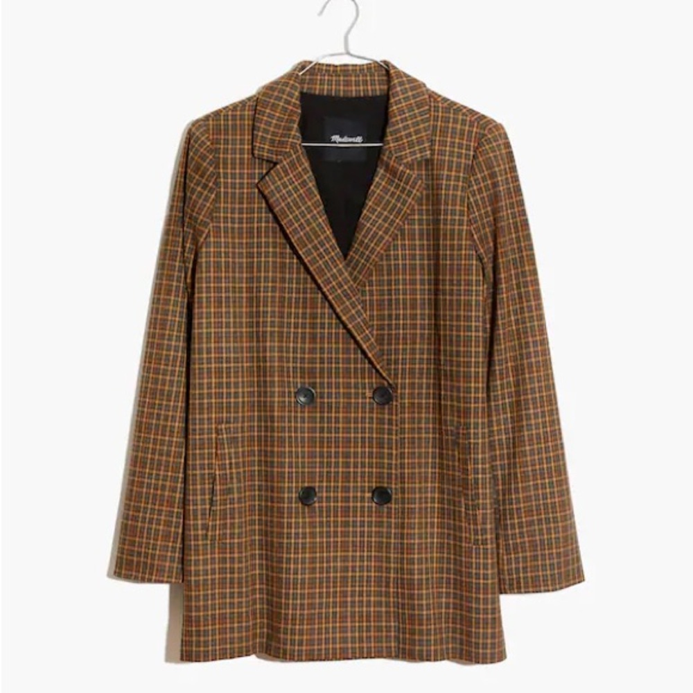 Madewell Cauldwell Double Breasted Blazer